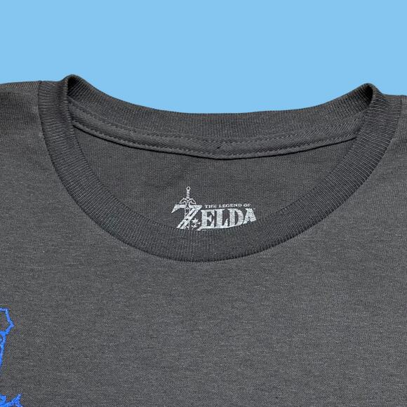 Nintendo Zelda Graphic Tee Gray 2021 Mens M EUC - Picture 5 of 8